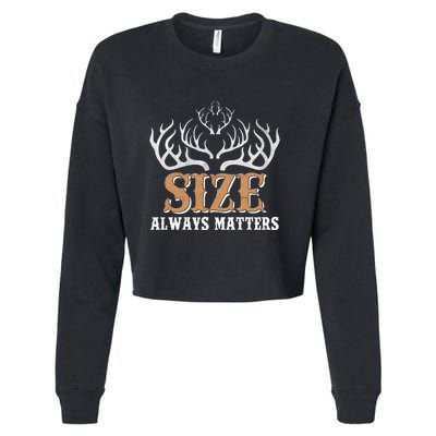 Hunting Gift For Hunter Cropped Pullover Crew