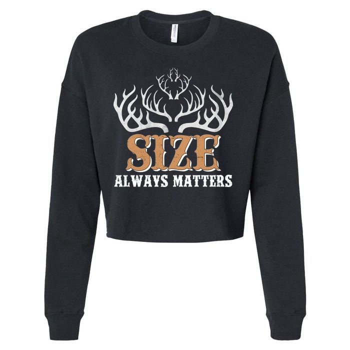 Hunting Gift For Hunter Cropped Pullover Crew