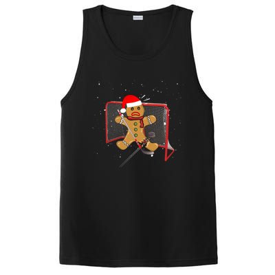 Hockey Goalie Funny Christmas Gift Gingerbread Goalie Meaningful Gift PosiCharge Competitor Tank