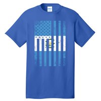 Half Guatemalan Flag Vintage American Inside Me Usa Gift Cute Gift Tall T-Shirt