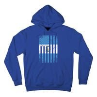 Half Guatemalan Flag Vintage American Inside Me Usa Gift Cute Gift Tall Hoodie