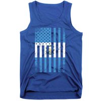 Half Guatemalan Flag Vintage American Inside Me Usa Gift Cute Gift Tank Top