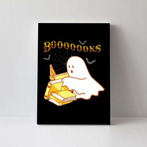 Halloween Gift For Teachers Librarian Funny Ghost Boooooks Canvas