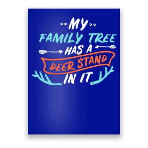 Hunting Gift Family Tree Has A Deer Stand Hunt Gift Poster