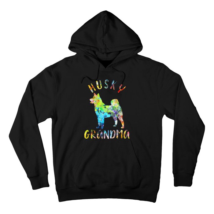 Husky Grandma Funny Siberian Husky Owner Hoodie