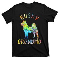 Husky Grandma Funny Siberian Husky Owner T-Shirt