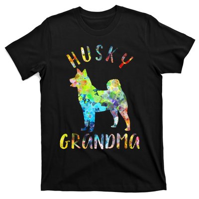 Husky Grandma Funny Siberian Husky Owner T-Shirt