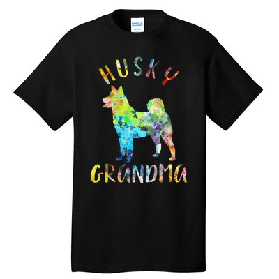 Husky Grandma Funny Siberian Husky Owner Tall T-Shirt