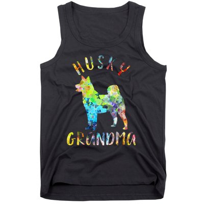 Husky Grandma Funny Siberian Husky Owner Tank Top