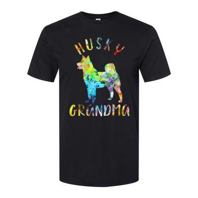 Husky Grandma Funny Siberian Husky Owner Softstyle CVC T-Shirt