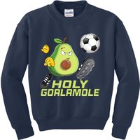 Holy Goalamole | Funny Soccer Avocado Kids Sweatshirt