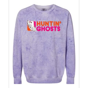 Hunting Ghosts Ghost Hunter Paranormal Activity Halloween Colorblast Crewneck Sweatshirt