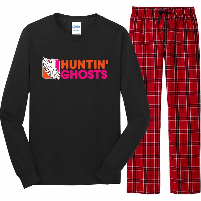 Hunting Ghosts Ghost Hunter Paranormal Activity Halloween Long Sleeve Pajama Set