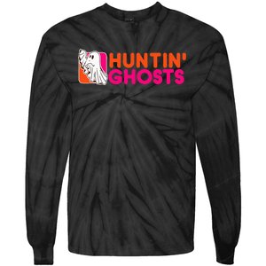 Hunting Ghosts Ghost Hunter Paranormal Activity Halloween Tie-Dye Long Sleeve Shirt