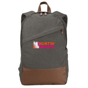 Hunting Ghosts Ghost Hunter Paranormal Activity Halloween Cotton Canvas Backpack