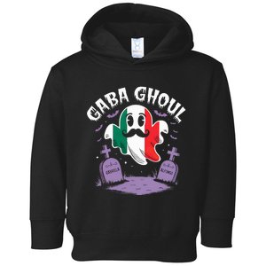 Halloween Graveyard Gaba Ghoul Ghost Funny Italian Gabagool Toddler Hoodie