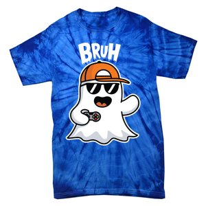 Halloween Ghost Gamer Hand Controller Video Game Gaming Gift Tie-Dye T-Shirt