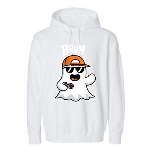 Halloween Ghost Gamer Hand Controller Video Game Gaming Gift Garment-Dyed Fleece Hoodie