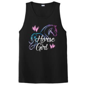 Horse Girl Gift For Horse Lover Equestrian Rider Teen Women Meaningful Gift PosiCharge Competitor Tank