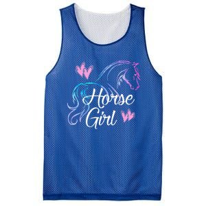 Horse Girl Gift For Horse Lover Equestrian Rider Teen Women Meaningful Gift Mesh Reversible Basketball Jersey Tank