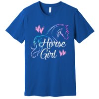 Horse Girl Gift For Horse Lover Equestrian Rider Teen Women Meaningful Gift Premium T-Shirt