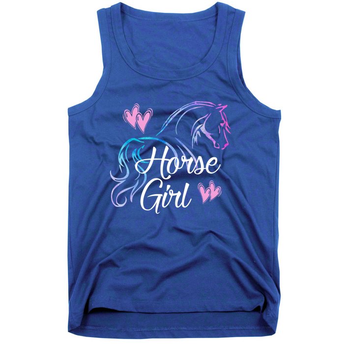 Horse Girl Gift For Horse Lover Equestrian Rider Teen Women Meaningful Gift Tank Top