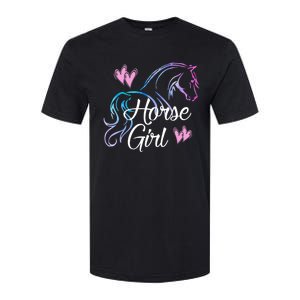 Horse Girl Gift For Horse Lover Equestrian Rider Teen Women Meaningful Gift Softstyle CVC T-Shirt