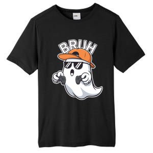 Halloween Ghost Gamer Hand Controller Video Game Gaming Gift Tall Fusion ChromaSoft Performance T-Shirt