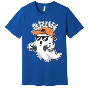 Halloween Ghost Gamer Hand Controller Video Game Gaming Gift Premium T-Shirt