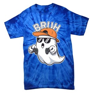 Halloween Ghost Gamer Hand Controller Video Game Gaming Gift Tie-Dye T-Shirt