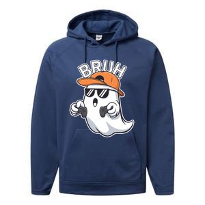 Halloween Ghost Gamer Hand Controller Video Game Gaming Gift Performance Fleece Hoodie