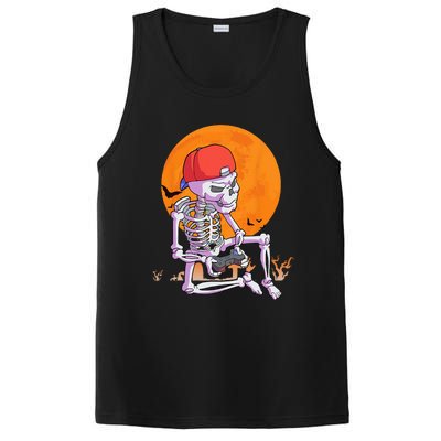 Halloween Gamer Gaming Skeleton PosiCharge Competitor Tank