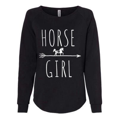 Horse Girl Gift Great Gift Womens California Wash Sweatshirt