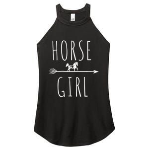 Horse Girl Gift Great Gift Women's Perfect Tri Rocker Tank