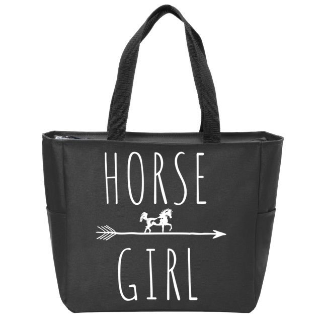 Horse Girl Gift Great Gift Zip Tote Bag