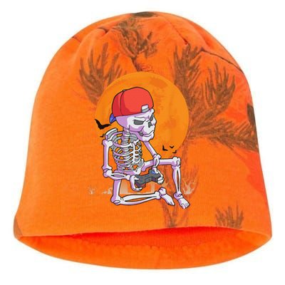 Halloween Gamer Gaming Skeleton Kati - Camo Knit Beanie