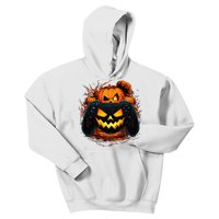 Halloween Gamer Gaming Pumpkin Halloween Costume Kids Hoodie