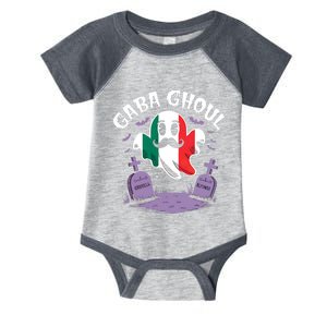 Halloween Graveyard Gaba Ghoul Ghost Funny Italian Gabagool Infant Baby Jersey Bodysuit