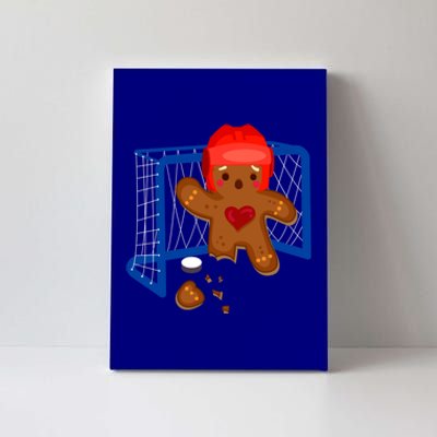 Hockey Goalie Gingerbread Christmas Xmas Holidays Gift Gift Canvas