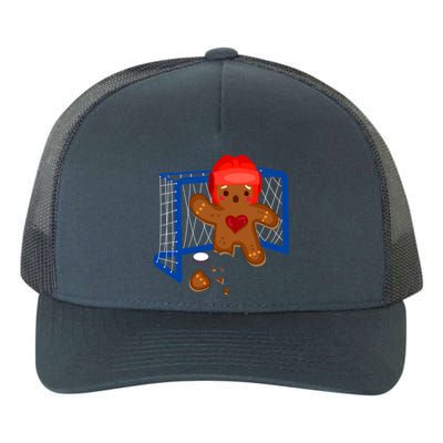 Hockey Goalie Gingerbread Christmas Xmas Holidays Gift Gift Yupoong Adult 5-Panel Trucker Hat