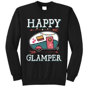 Happy Glamper Gift Outdoor Glamping Camping Men Women Gift Sweatshirt