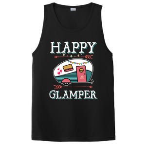 Happy Glamper Gift Outdoor Glamping Camping Men Women Gift PosiCharge Competitor Tank