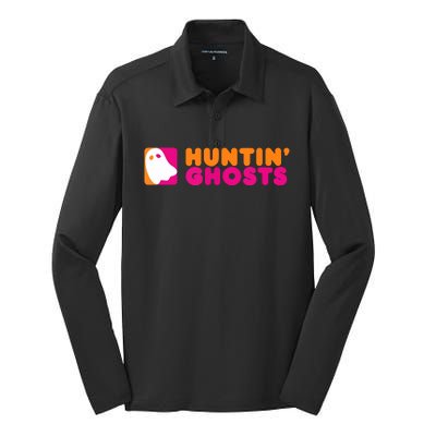 Huntin' Ghosts Ghost Hunting Silk Touch Performance Long Sleeve Polo