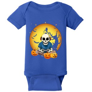 Halloween Gift Gamer Gaming Skeleton Gift Cool Gift Baby Bodysuit