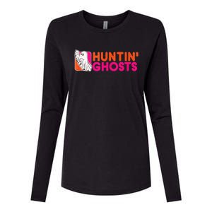 Hunting Ghosts Ghost Hunter Paranormal Activity Halloween Womens Cotton Relaxed Long Sleeve T-Shirt