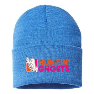 Hunting Ghosts Ghost Hunter Paranormal Activity Halloween Sustainable Knit Beanie