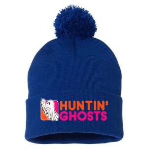 Hunting Ghosts Ghost Hunter Paranormal Activity Halloween Pom Pom 12in Knit Beanie