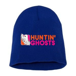 Hunting Ghosts Ghost Hunter Paranormal Activity Halloween Short Acrylic Beanie