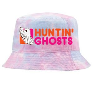 Hunting Ghosts Ghost Hunter Paranormal Activity Halloween Tie-Dyed Bucket Hat