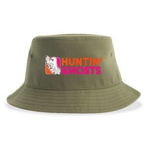 Hunting Ghosts Ghost Hunter Paranormal Activity Halloween Sustainable Bucket Hat